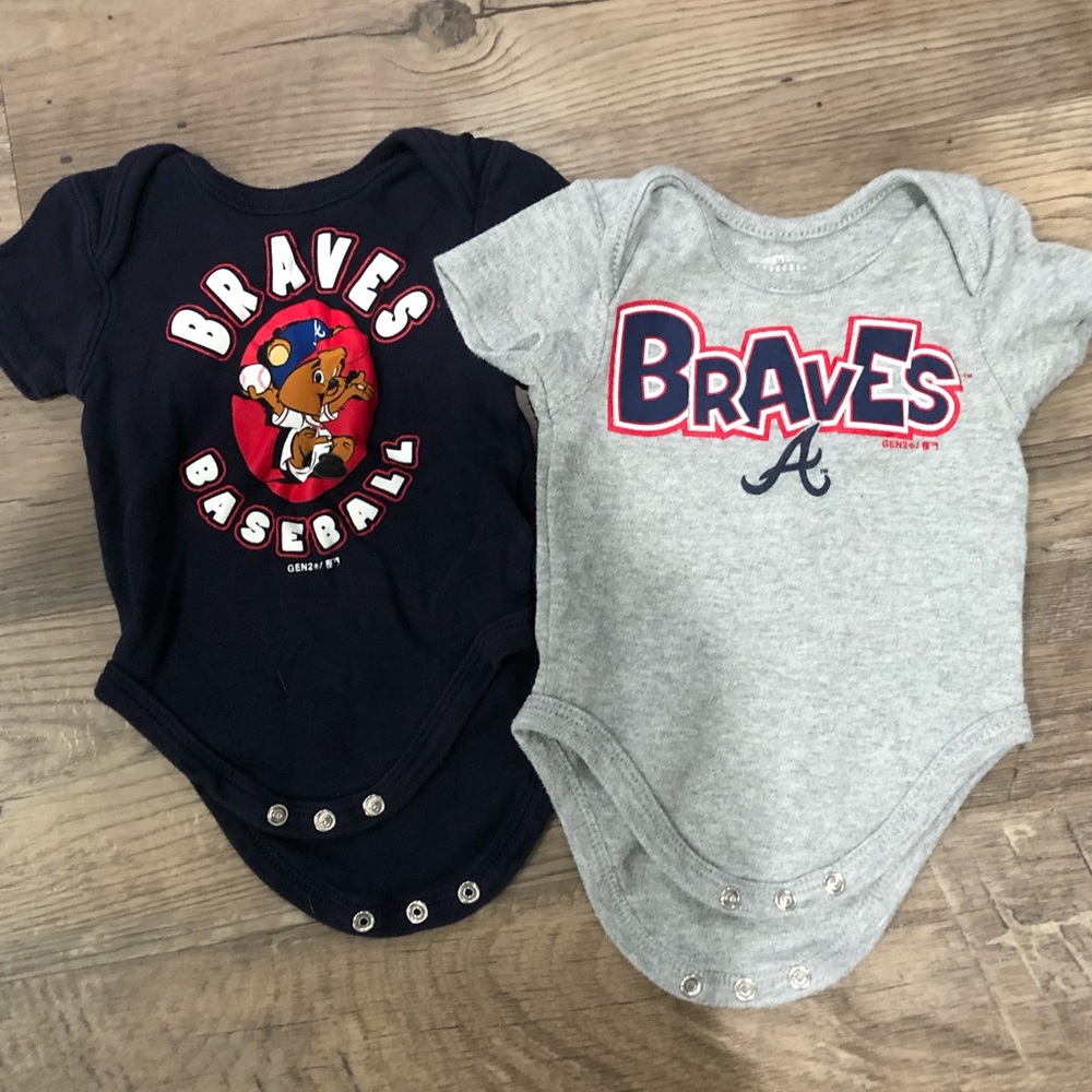 Atlanta Braves Baby Onesies